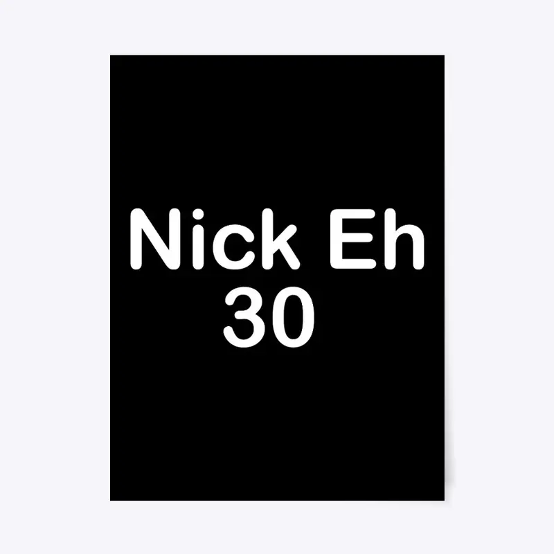 Nick Eh 30 Merch Logo